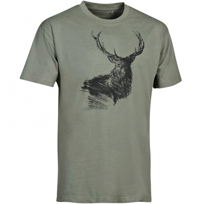 ProHunt Jagd-T-Shirt Big Game Herren (Khaki) 