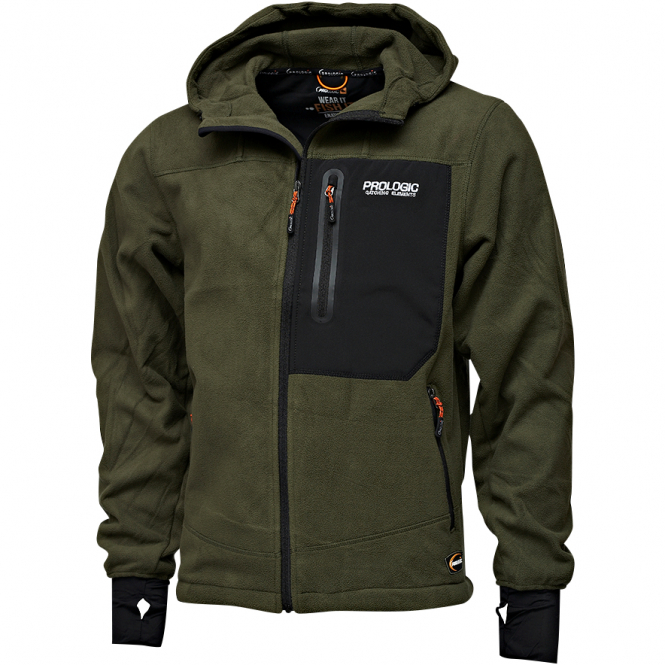 Prologic Commander Fleece Jacket Herren (Olive Green) 