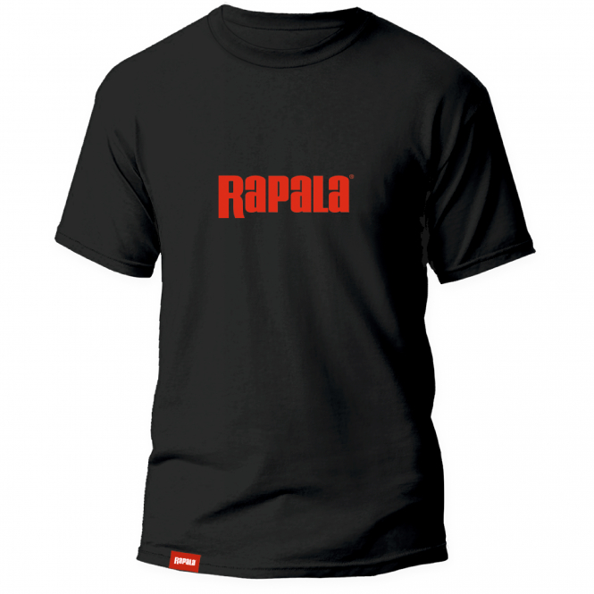 Rapala Red Logo T-Shirt Herren (Black) 
