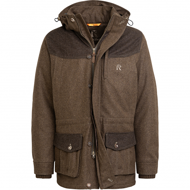 Rascher Lodenjacke mit Kapuze" Prestige" Herren (Braun) 