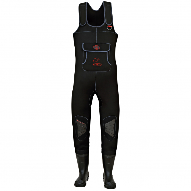 Red Carp Titanium Wader 5 mm Neopren Herren (Schwarz) 
