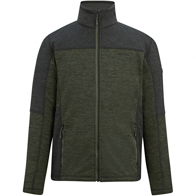 Regatta Highton Midlayer Fleece Herren (Dark Khaki/Black) 