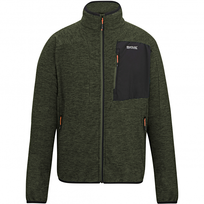 Regatta Scaris Strickfleecejacke Herren (Dark Khaki) 