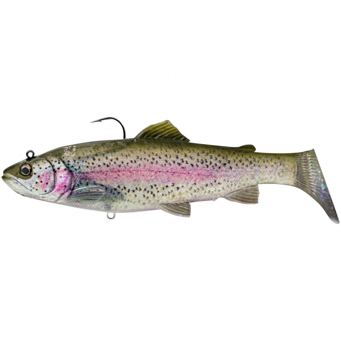 Savage Gear 3D Trout Shad (Clear Rainbow Trout) 