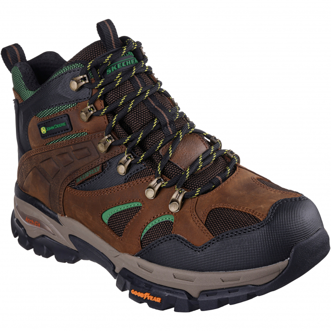 Skechers John Deere Arch Fit Tarver Loader Herren (Dark Brown) 
