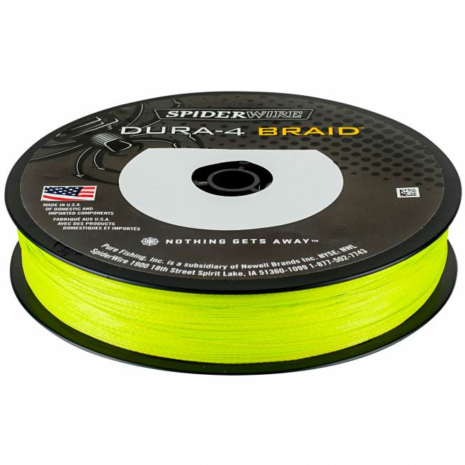 Spiderwire Dura 4 Braid (Yellow, 150 m) 