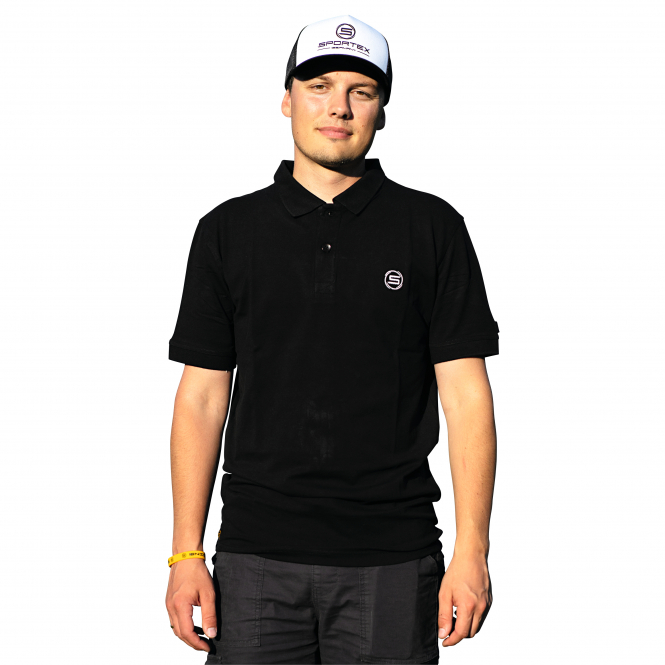Sportex Classic Polo Shirt Herren (Black) 