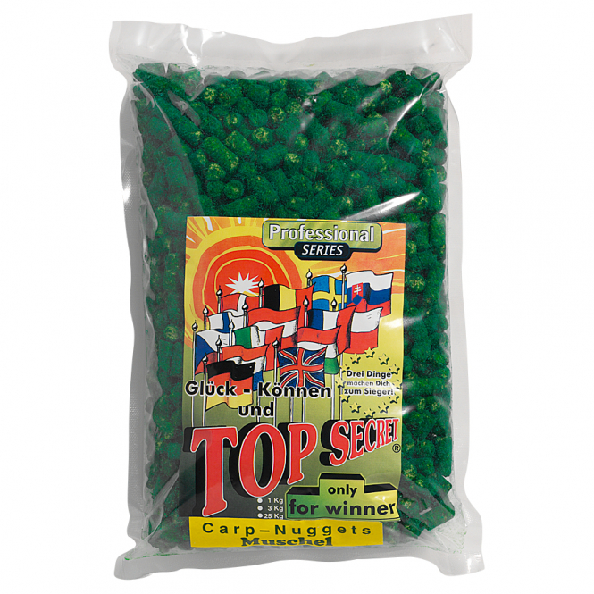 Top Secret Partiköder Carp Nuggets (Muschel) 