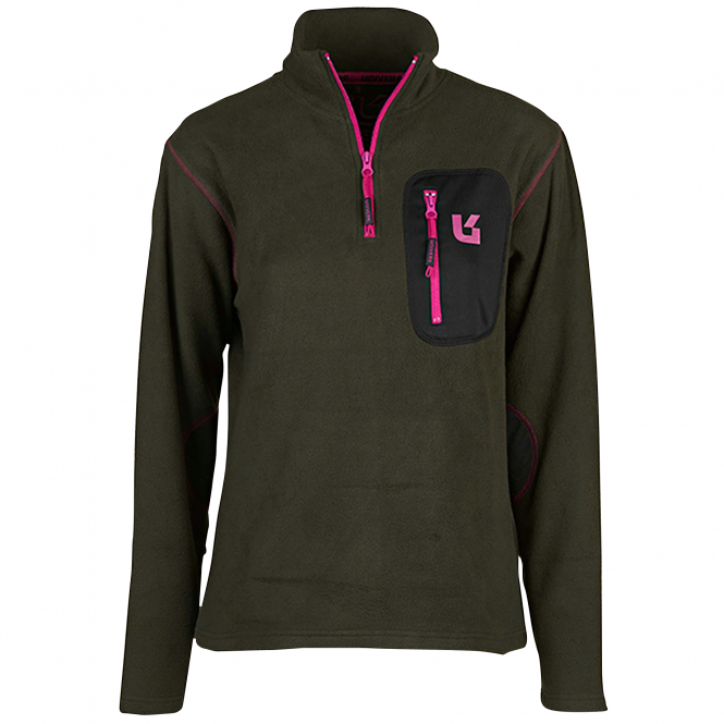 Univers Fleecepullover mit Rollkragen 