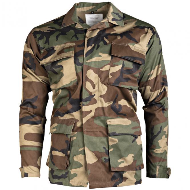 US-Feldjacke Herren, Typ BDU (Woodland) 