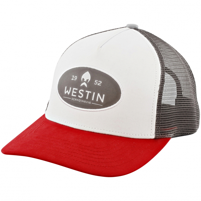 Westin State One Size Cap (Silver Grey/Red) 