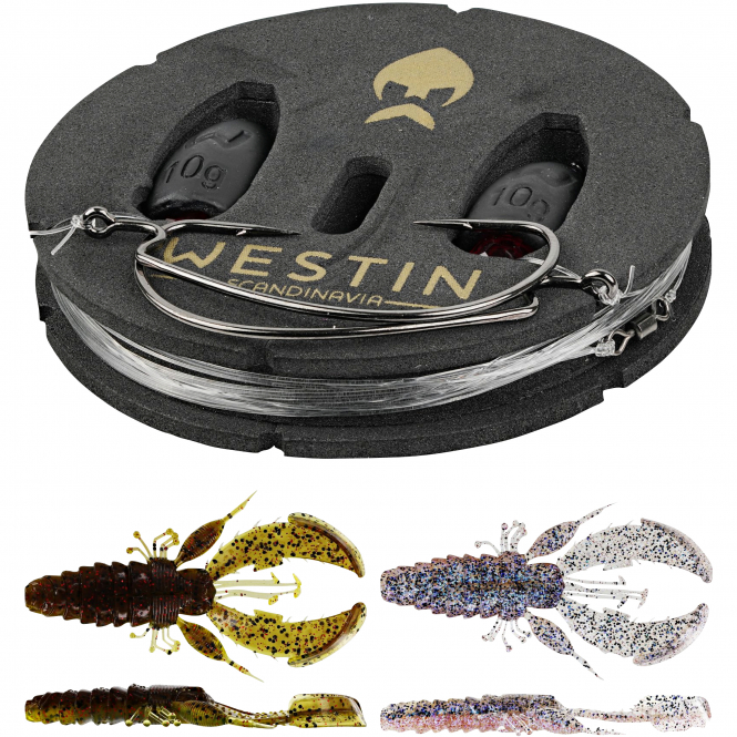 Westin Vormontierte Carolina Rigs (Dark Water Mix) 