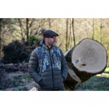 il Lago Prestige Steppjacke Audna Herren (Oliv/Camouflage)