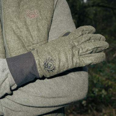 Ostermayer Jagd Unisex Jagdhandschuhe Zugerberg Unisex (Oliv/Schwarz)