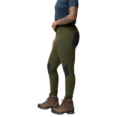 Fjällräven Damen Abisko Trekking Tights HD W Damen (Deep Forest)