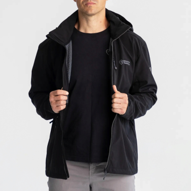 Adventer Unisex Softshelljacke Unisex (Black)