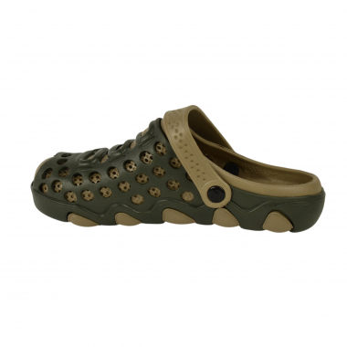 Almwalker EVA Schlappen Wild Summer Unisex (Oliv/Ocker)