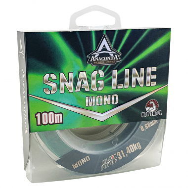 Anaconda Schlagschnur Mono Snag Line (dunkelgrün, 100 m)