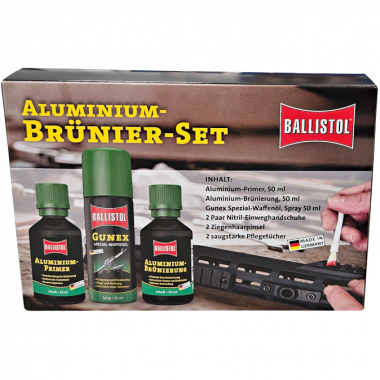 Ballistol Aluminium Brünier Set