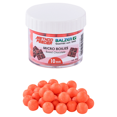 Balzer Method Feeder Boilies (orange, sweet chocolate)