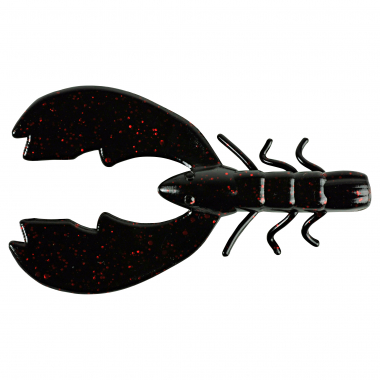 Berkley Berkley Gummifisch PowerBait Chigger Craw (Black Red Fleck)