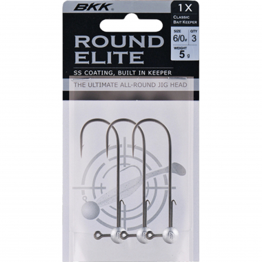 BKK Round Elite Jighead, 5 g