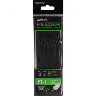 BKK Snelled Feeder FT-1 Bayonet Rigs-Braid