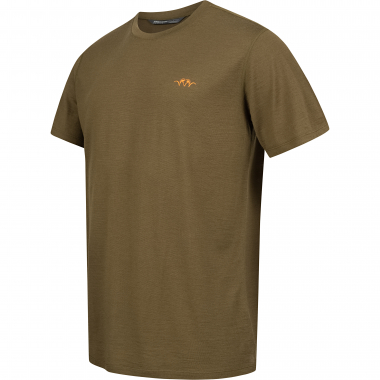Blaser Base 160 Merino T-Shirt Herren (Dunkel Oliv)