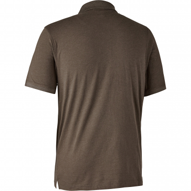Deerhunter Gunnar Polo Hemd Herren (Brown Leaf Melange)