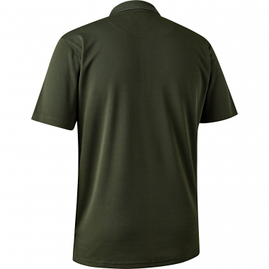 Deerhunter Herren Climate Polo Shirt Herren, mit 37.5® Technology (Forest Ember)
