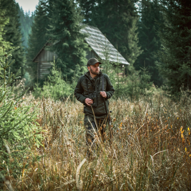 Deerhunter Moor wattierte Jacke Herren, mit Strick (Timber)