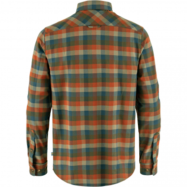 Fjällräven Lappland Stretch Flannel Shirt M Herren (Laurel Green-Autumn Leaf)
