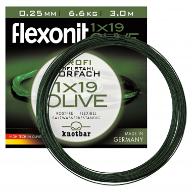 Flexonit Vorfach 1x19 (Olive)
