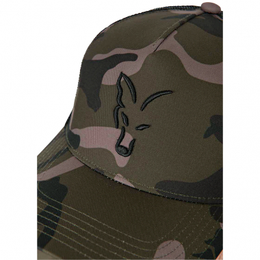 Fox Black Camo Trucker