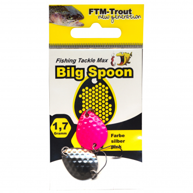 FTM Blinker Bilg Spoon (Silber/UV Pink)