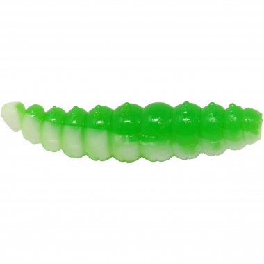 FTM Lifter Lures Larvy, Hot Green/White