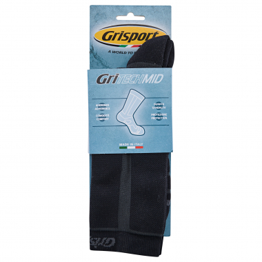 Grisport GRITech Mid Funktionssocken Unisex, lang (Black)