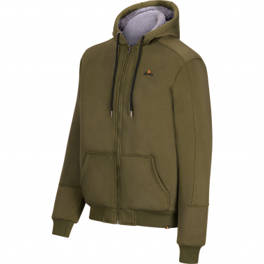 il Lago Basic Herren Teddy Sweatjacke Spirit