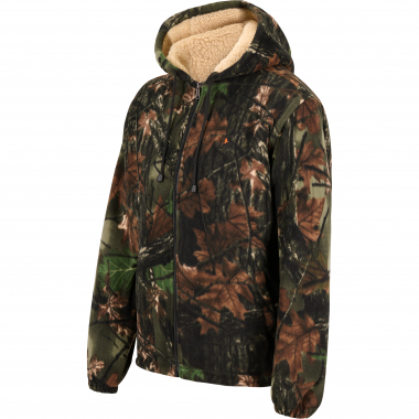 il Lago Basic Herren Thermo Fleecejacke (camouflage)
