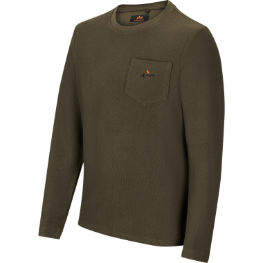 il Lago Basic Longsleeve Heavy Keiler Herren (Oliv)