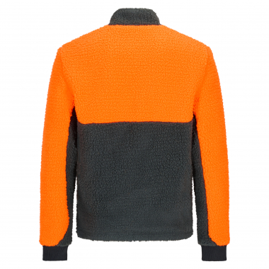 Il Lago Faserpelzjacke Forst Active Herren (Orange/Grau)