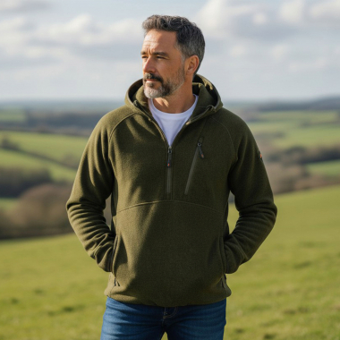 il Lago Prestige Fleecepullover Active Hunt PRO Herren (Oliv)