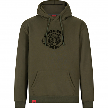 il Lago Prestige Hoodie "Keiler Boss" Herren (Oliv)