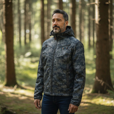 il Lago Prestige Softshelljacke Sindri LTX Herren (Camouflage)