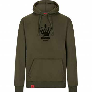 il Lago Prestige Wild & Wear Hoodie"Jagdkönig" Herren (Oliv)