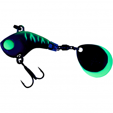 Illex Tail Spinner Deracoup (Night Shade Tiger)