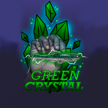 INVDR Shad - Green Crystal