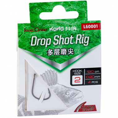 Iron Claw Kona Drop Shot Rig L60001 Wacky / Drop Shot