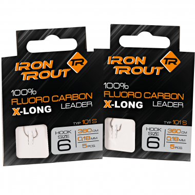 Iron Trout Fluoro Carbon Leader X-Long 11 S
