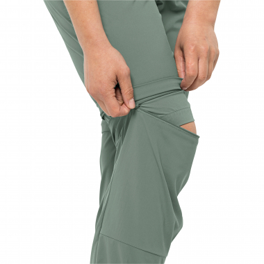 Jack Wolfskin Damen Glastal Zip Off Pants W Damen (Picnic Green)